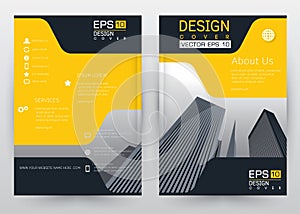 Cover Design Vector template set Brochure, Annual Report, Magazine, Poster, Corporate Presentation, Portfolio, Flyer, Banner