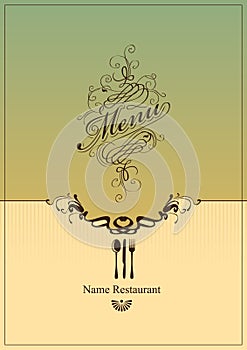 Cover for the menu