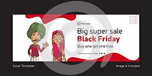 Cover page of biggest sale black Friday