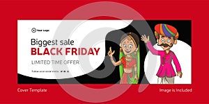 Cover page of biggest sale black Friday