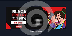 Cover page of black Friday sale