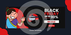 Cover page of black Friday sale