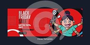 Cover page of black Friday sale