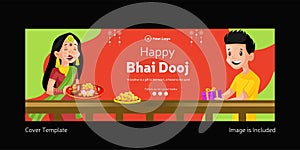 Cover  page design of Happy Bhai Dooj