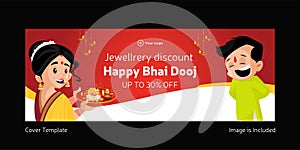 Cover page design of Happy Bhai Dooj