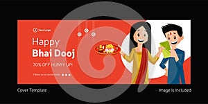 Cover  page design of Happy Bhai Dooj