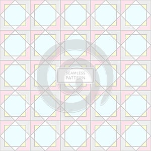Cover template design with multicolor geometric pattern