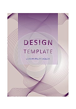 Cover template graphic geometric and glitch elements. Desing template. Abstract posers art graphic background