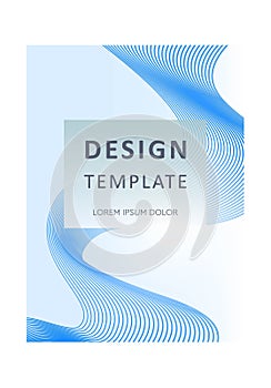 Cover template graphic geometric and glitch elements. Desing template. Abstract posers art graphic background