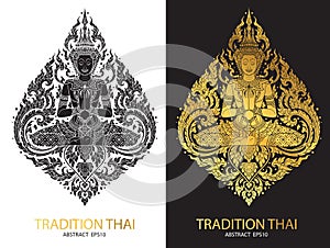 Cover tradition thai Buddha Jewelry Set