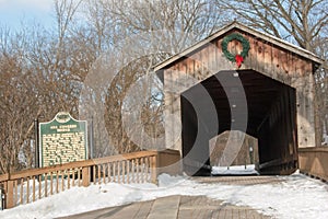 Covered Bridge in Ada Michigan