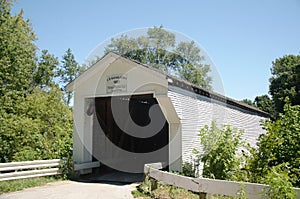 Covered bridge, Bloomfield, Indiana