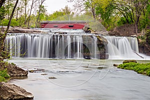 The Covered Bridge and The Cataract