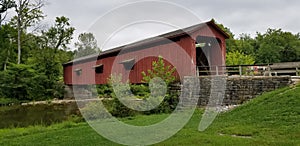 Covered Bridge Cataract Falls Park