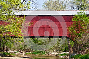 Covered Bridge Crossing Creek