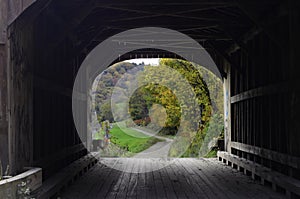 Covered bridge frame