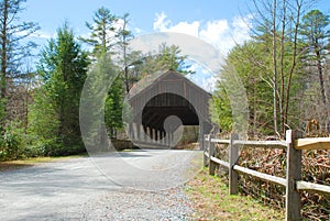 The Covered Bridge at High Falls