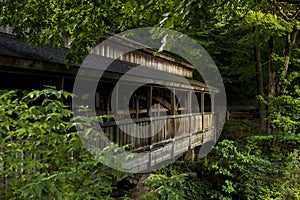 Covered Bridge - Mill Creek Park, Youngstown, Ohio photo