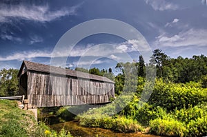 Covered bridge, New Brunswick photo