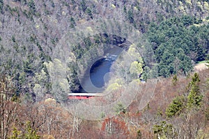Covered bridge over the creek
