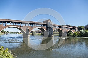 The covered bridge of Pavia