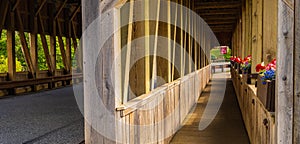 Covered bridge in Quechee, Vermont