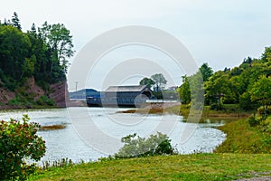 Covered bridge in St. Martins