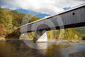 Covered bridge in Vermont