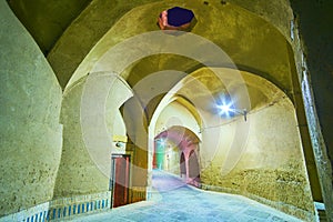 The covered lane of Yazd photo