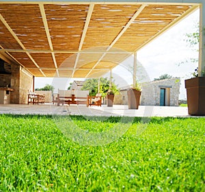 Covered patio or pergola