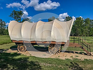 Covered Wagon at Fort Ransom State Park