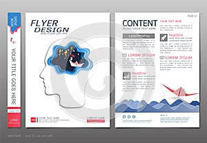 Covers book design template vector, Business engineering concepts, Use for brochure, annual report, flyer leaflet, magazine