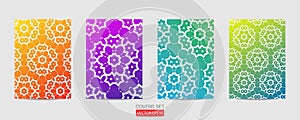 Covers set. Poster template geometric design. Abstract Backgroung Eps10 vector