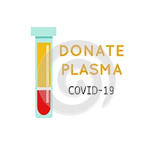 Covid-19, 2019-nCoV virus. Vector Plasma Donation volunteer infographics, banners, background. Disease epidemic of