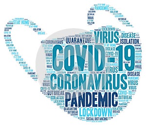 Covid 19- We are all in this Together - Word Cloud Image
