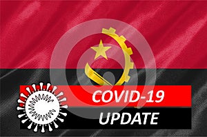 COVID-19 on Angola Flag