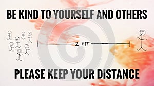 Covid-19 Coronavirus Outbreak Keep Your Distance