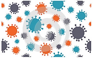 COVID-19 Coronavirus vector illustration. Covid-19 coronavirus image design.