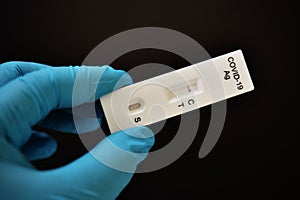 COVID-19 negative by using antigen test kit