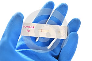 COVID-19 positive by antigen test kit or ATK