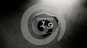 COVID-19 text tag