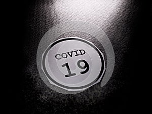 COVID-19 text tag