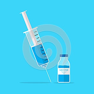 Covid-19 Vaccine, Injection Icon Vector