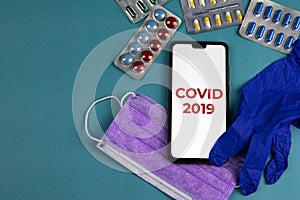 COVID 2019. Corona virus outbreaking. Epidemic virus Respiratory Syndrome. China