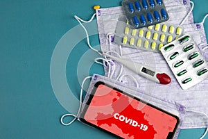 COVID 2019. Corona virus outbreaking. Epidemic virus Respiratory Syndrome. China