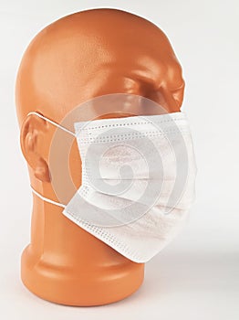 Covid corana virus mask man