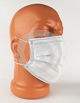 Covid corana virus mask man