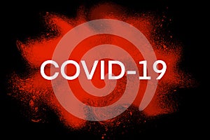 COVID-19 ,Coronavirus outbreak background concept photo