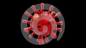 Covid-19 coronavirus pademic-3d rendering