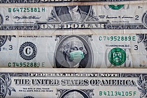  19 Stati Uniti d'America 1 dollaro soldi account. a livello globale borsa valori. economia secondo 